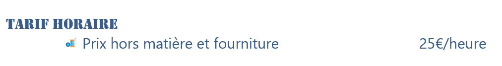 Tarifs retoucherie retouches La Rochelle Couture Machine à coudre Artisanat Coudre à la main Réparer Vêtements Tarif horaire